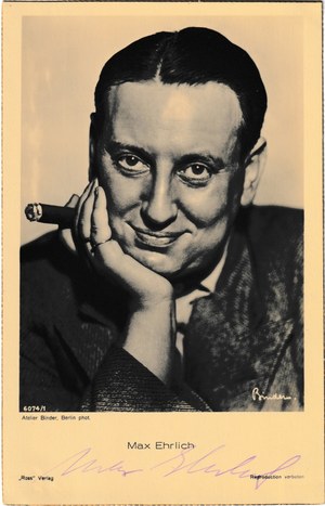 Max Ehrlich — "Ross" Verlag Celebrity Postcard